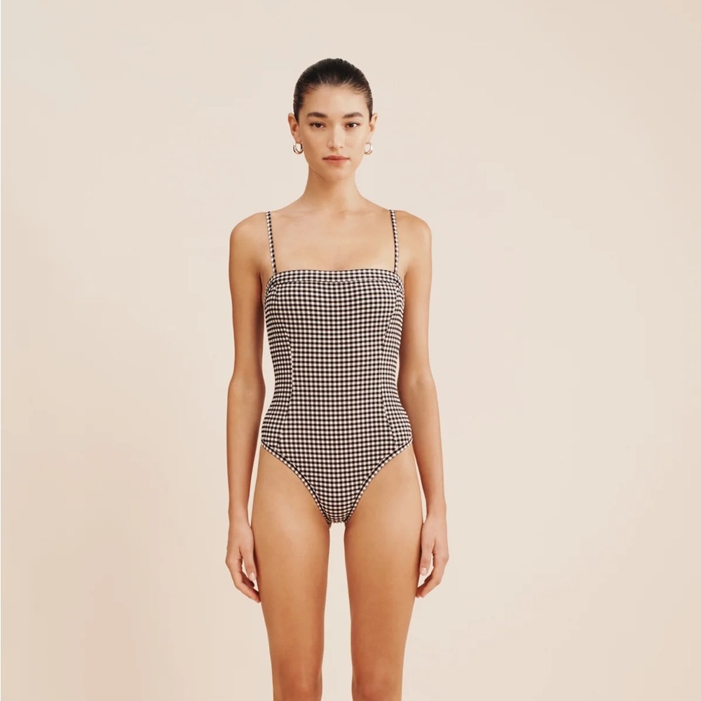 POSSE
Nora One Piece Swimsuit Gingham